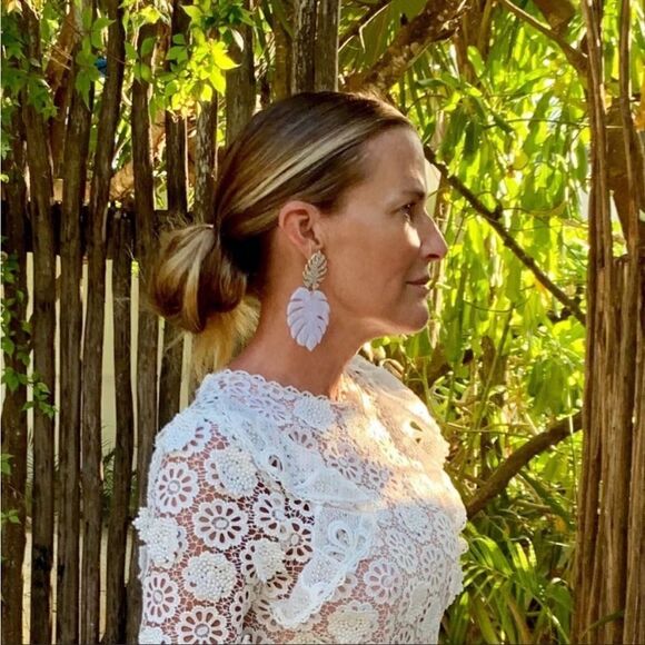 India Hicks Palm Earrings - Picture 10 of 10